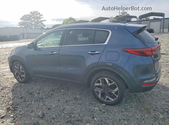 KNDPN3AC5M7933075 2021 KIA SPORTAGE Синий Задняя левая четверть
