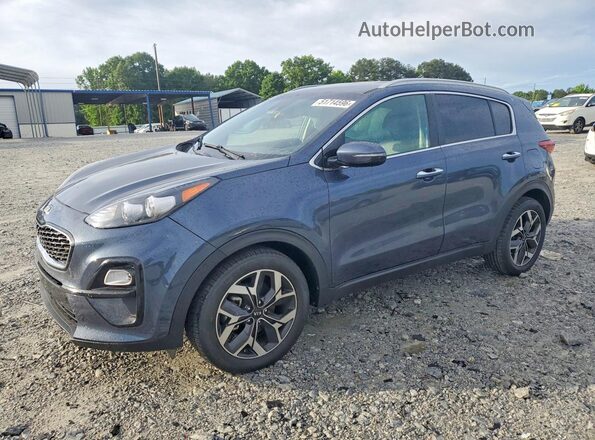 KNDPN3AC5M7933075 2021 KIA SPORTAGE Синий Передняя левая четверть