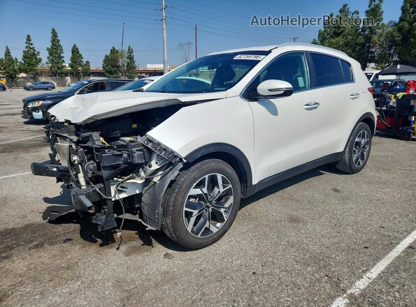KNDPN3AC7L7692490 2020 KIA SPORTAGE White Vista tres cuartos delantera izquierda