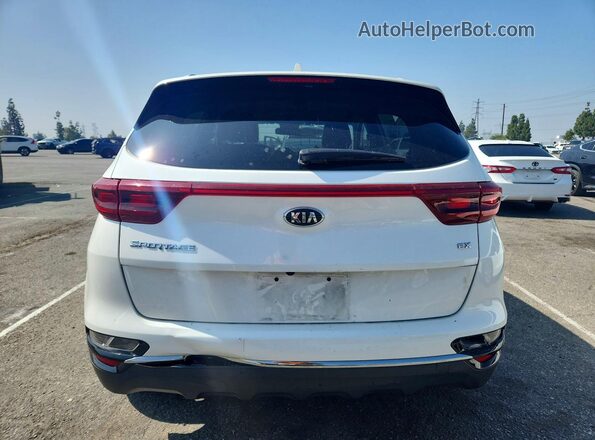 KNDPN3AC7L7692490 2020 KIA SPORTAGE White Vista trasera