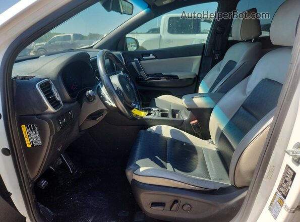 KNDPN3ACXJ7466960 2018 KIA SPORTAGE White წინა სალონის ხედი