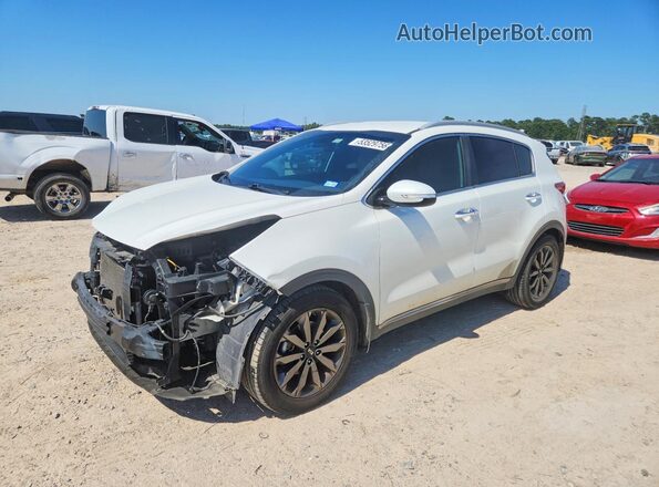 KNDPN3ACXJ7466960 2018 KIA SPORTAGE White წინა მარცხენა ხედი სამი მეოთხედიდან