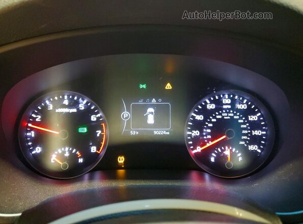 KNDPNCAC0K7546320 2019 KIA SPORTAGE Синий Вид щитка приборов