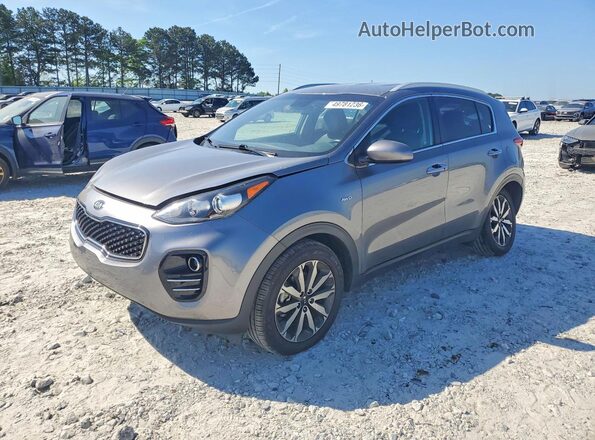 KNDPNCAC1H7077022 2017 KIA SPORTAGE Серый Передняя левая четверть