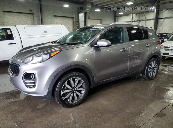 KNDPNCAC1H7087792 2017 KIA SPORTAGE Серый Передняя левая четверть