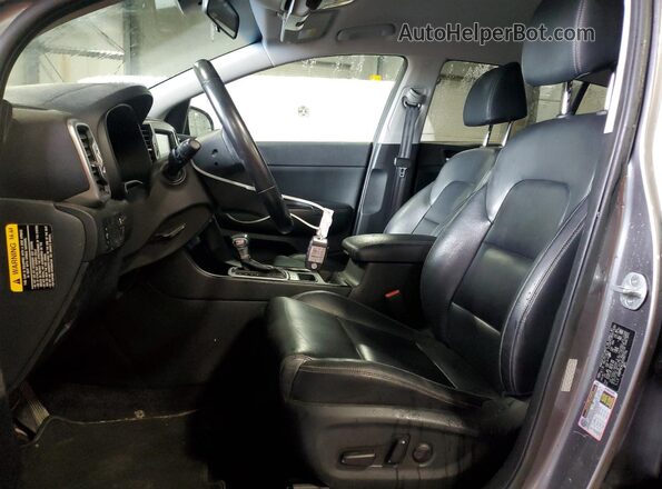 KNDPNCAC1H7087792 2017 KIA SPORTAGE Серый Вид салона спереди
