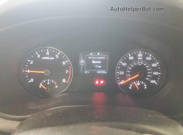 KNDPNCAC1H7087792 2017 KIA SPORTAGE Серый Вид щитка приборов