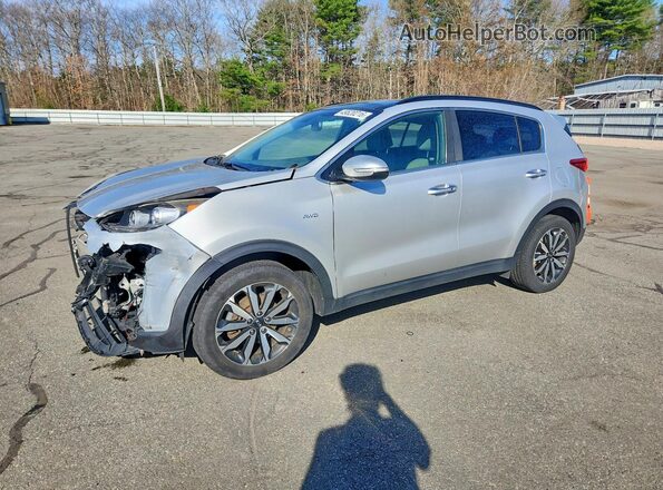 KNDPNCAC2J7310850 2018 KIA SPORTAGE Silver Przód lewy