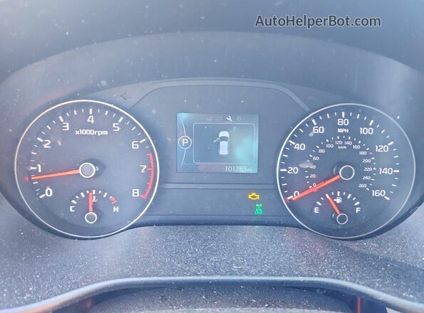 KNDPNCAC2J7310850 2018 KIA SPORTAGE Silver Widok zestawu wskaźników