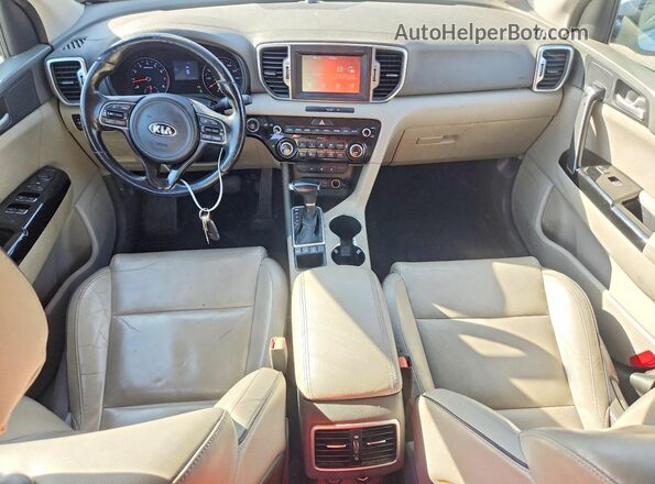KNDPNCAC2J7310850 2018 KIA SPORTAGE Silver Widok deski rozdzielczej
