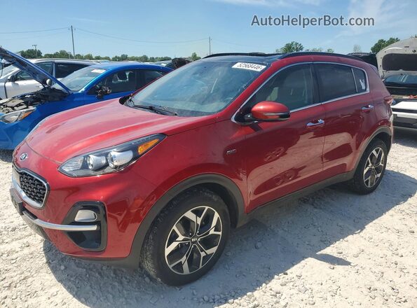 KNDPNCAC2L7803432 2020 KIA SPORTAGE Красный Передняя левая четверть