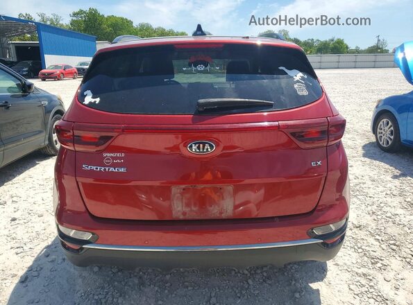 KNDPNCAC2L7803432 2020 KIA SPORTAGE Красный Вид сзади