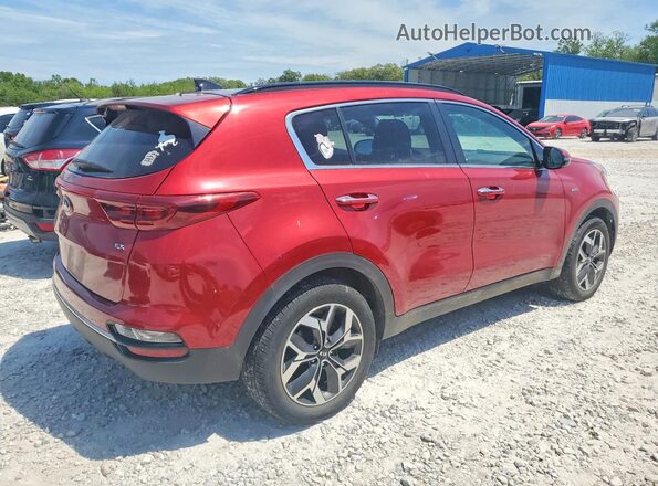 KNDPNCAC2L7803432 2020 KIA SPORTAGE Красный Задняя правая четверть