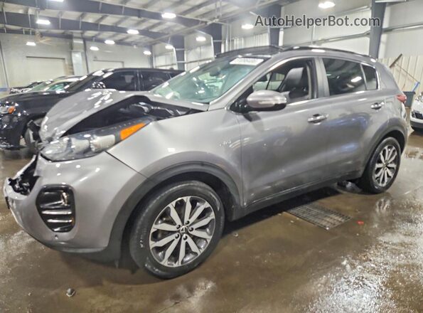 KNDPNCAC3J7360205 2018 KIA SPORTAGE Silver Przód lewy