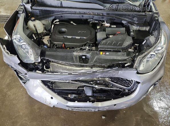 KNDPNCAC3J7360205 2018 KIA SPORTAGE Silver Widok komory silnika