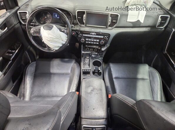 KNDPNCAC3J7360205 2018 KIA SPORTAGE Silver Widok deski rozdzielczej