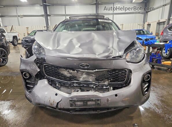 KNDPNCAC3J7360205 2018 KIA SPORTAGE Silver Widok z przodu