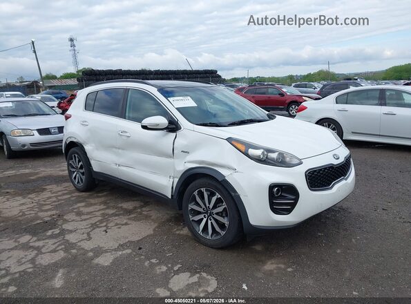 KNDPNCAC3J7399649 2018 KIA SPORTAGE Белый Передняя правая четверть