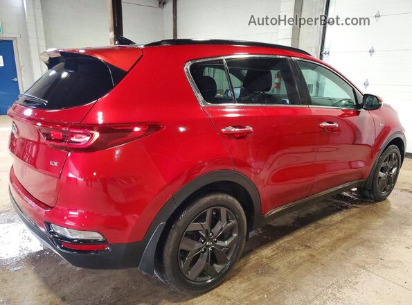 KNDPNCAC4N7976579 2022 KIA SPORTAGE Red Tył prawy