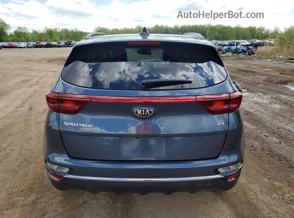KNDPNCAC5L7684663 2020 KIA SPORTAGE Синий Вид сзади