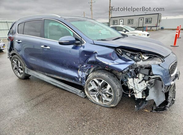 KNDPNCAC6L7800940 2020 KIA SPORTAGE Blue Przód prawy