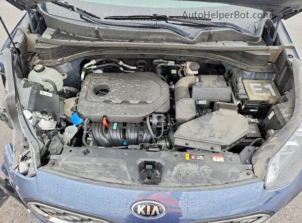 KNDPNCAC6L7800940 2020 KIA SPORTAGE Blue Widok komory silnika