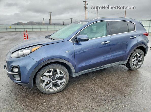 KNDPNCAC6L7800940 2020 KIA SPORTAGE Blue Przód lewy