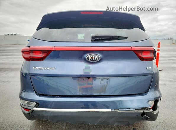 KNDPNCAC6L7800940 2020 KIA SPORTAGE Blue Widok z tyłu