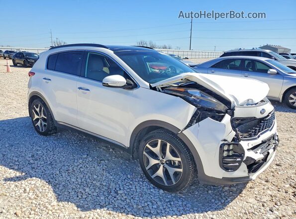 KNDPR3A62K7553445 2019 KIA SPORTAGE Белый Передняя правая четверть