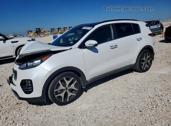 KNDPR3A62K7553445 2019 KIA SPORTAGE Белый Передняя левая четверть