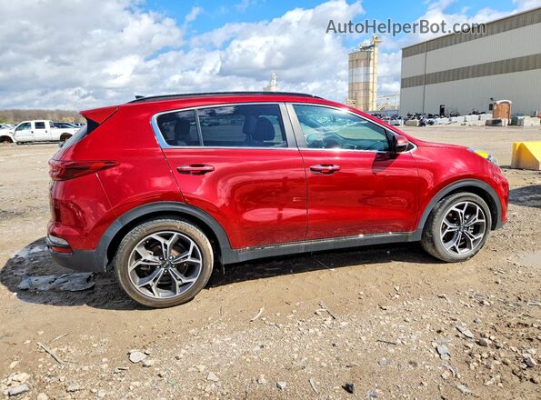 KNDPR3A66L7834861 2020 KIA SPORTAGE Красный Задняя правая четверть