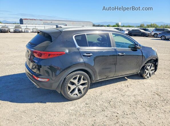 KNDPR3A69H7229899 2017 KIA SPORTAGE Black Задня права чверть