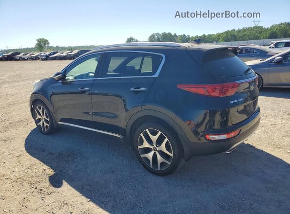 KNDPR3A69H7229899 2017 KIA SPORTAGE Black Задня ліва чверть