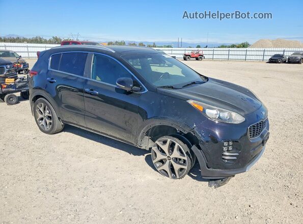KNDPR3A69H7229899 2017 KIA SPORTAGE Black Передня права чверть