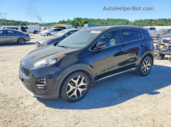 KNDPR3A69H7229899 2017 KIA SPORTAGE Black Передня ліва чверть