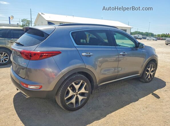 KNDPRCA60J7385111 2018 KIA SPORTAGE Gray Trasero derecho