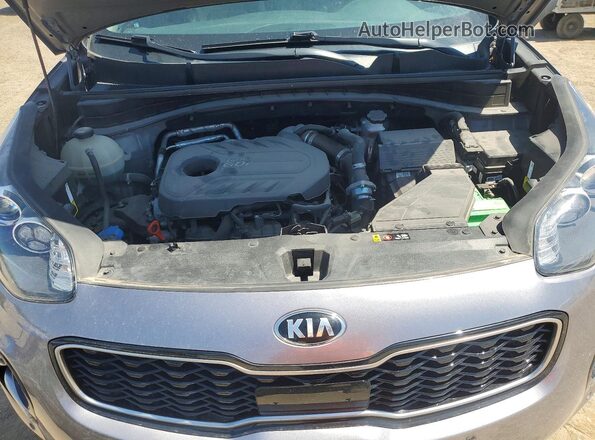 KNDPRCA60J7385111 2018 KIA SPORTAGE Gray Vista del compartimento del motor