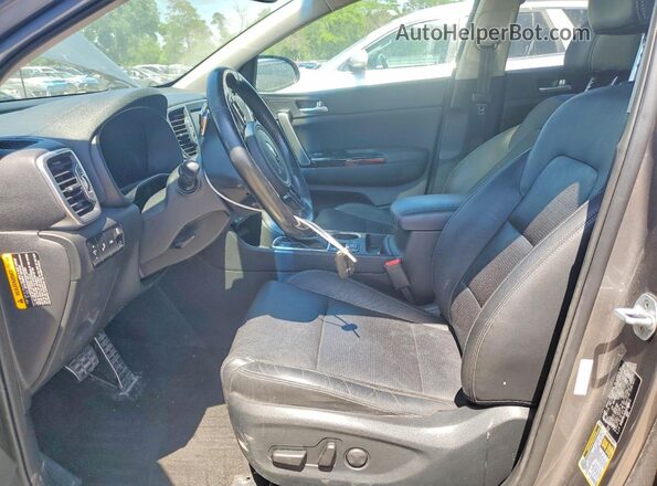 KNDPRCA60J7385111 2018 KIA SPORTAGE Gray Vista interior delantera
