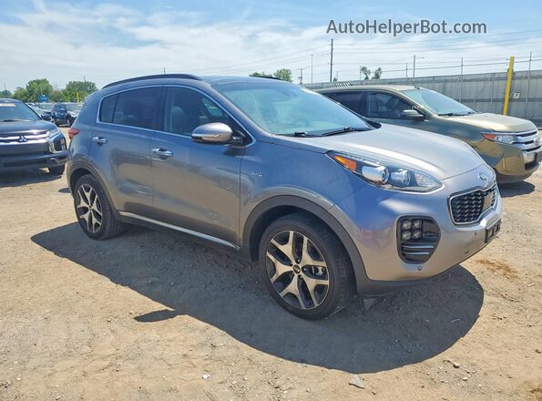 KNDPRCA60J7385111 2018 KIA SPORTAGE Gray Delantero derecho