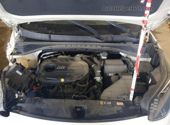 KNDPRCA60M7921110 2021 KIA SPORTAGE White ძრავის განყოფილების ხედი