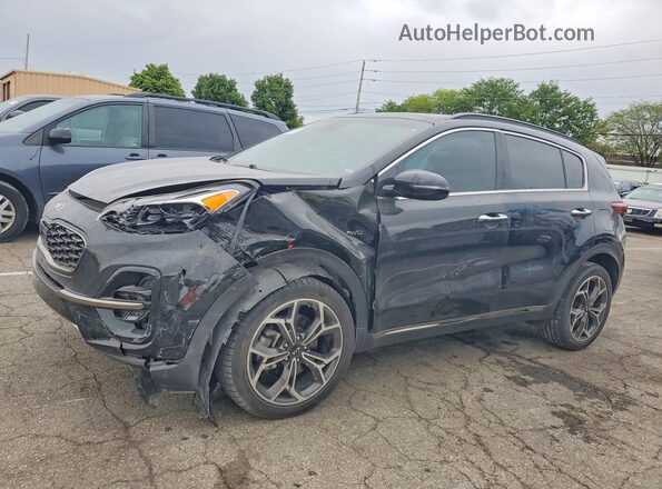 KNDPRCA64L7802152 2020 KIA SPORTAGE Black Front left