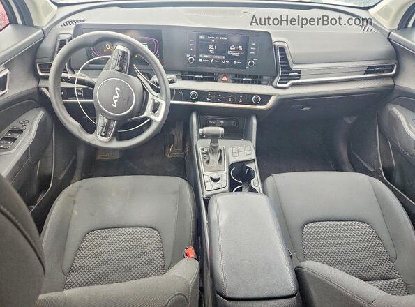 KNDPU3AF0P7184185 2023 KIA SPORTAGE White Առջևի վահանակի տեսք