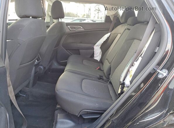 KNDPU3DF2S7386885 2025 KIA SPORTAGE Black Vista de los asientos traseros