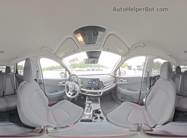 KNDPU3DF4R7247934 2024 KIA SPORTAGE Gray სალონის 360-გრადუსიანი ხედი