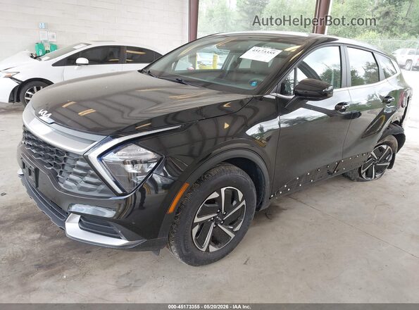 KNDPUCAGXP7059607 2023 KIA SPORTAGE HYBRID Черный Передняя левая четверть