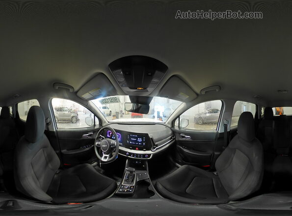 KNDPUCDF6S7407995 2025 KIA SPORTAGE White Widok wnętrza 360 stopni