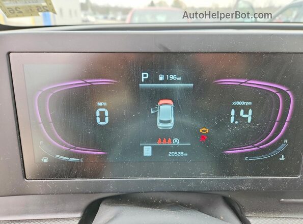 KNDPUCDF8S7356029 2025 KIA SPORTAGE Белый Вид щитка приборов