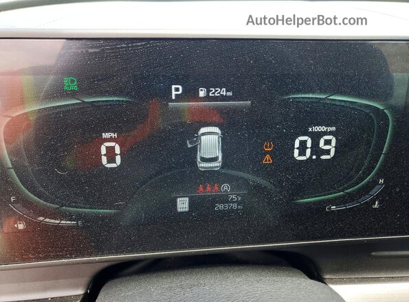 KNDPV3DF0R7271550 2024 KIA SPORTAGE Silver Instrument cluster view