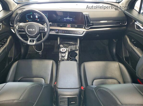 KNDPVCAG3P7077928 2023 KIA SPORTAGE Синий Вид панели приборов