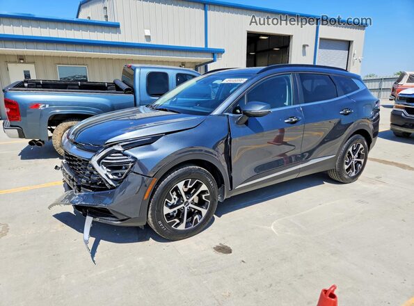 KNDPVCDG1S7218046 2025 KIA SPORTAGE Gray Առջևի ձախ երեք քառորդ տեսարան